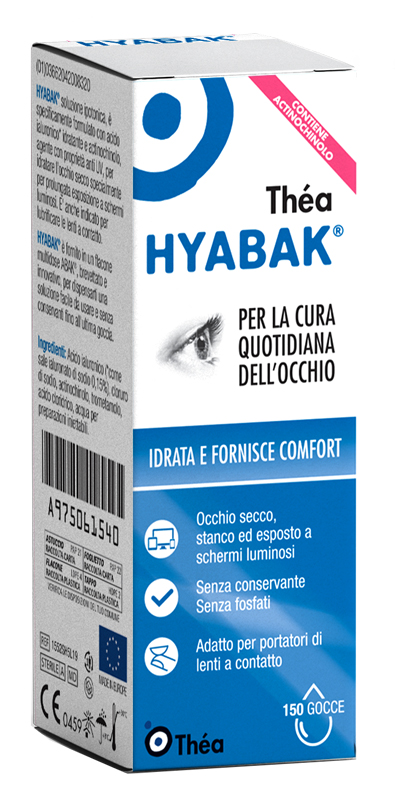 SOLUZIONE OFTALMICA MULTIDOSE HYABAK 5 ML - Farma Nice