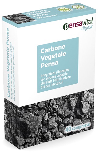 CARBONE VEGETALE PENSA 40 COMPRESSE - Farma Nice
