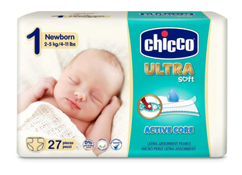 CHICCO PANNOLINO ULTRA CHICCHO NEWBORN 27 X 10 - Farma Nice