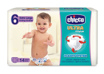 CHICCO PANNOLINO ULTRA XL 14 PEZZI - Farma Nice