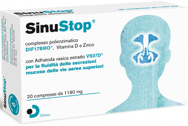SINUSTOP 20 COMPRESSE DA 1190 MG - Farma Nice