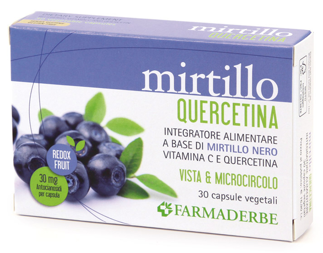 MIRTILLO QUERCETINA 30 CAPSULE - Farma Nice