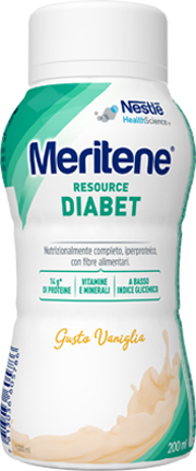 MERITENE RESOURCE DIABET VANIGLIA ALIMENTO IPERPROTEICO 28 VITAMINE E MINERALI 200 ML - Farma Nice