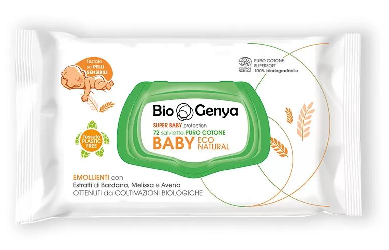BIOGENYA ECO NATURAL BABY COTONE 72 PEZZI - Farma Nice