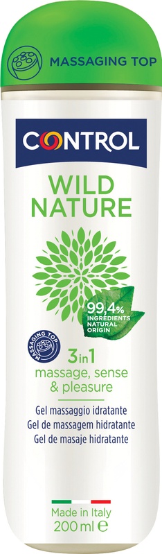CONTROL WILD NATURE MASSAGE GEL MASSAGGIO 3 IN 1 200 ML - Farma Nice