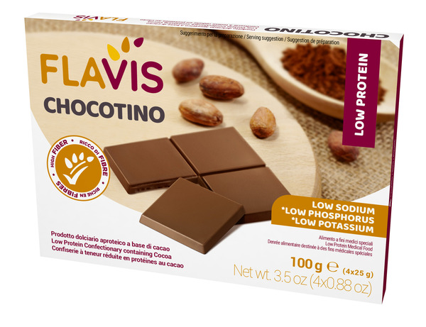 FLAVIS CHOCOTINO 4 PORZIONI DA 25 G - Farma Nice