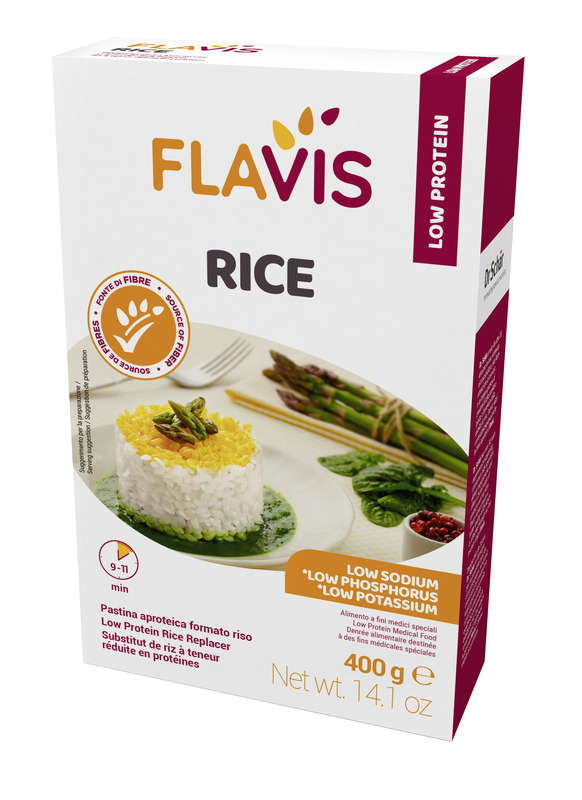 FLAVIS RICE PASTINA APROTEICA FORMATO RISO 400 G - Farma Nice