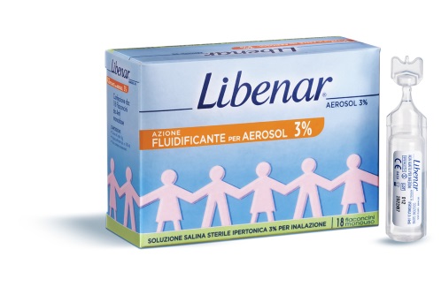 LIBENAR 18 FIALE AEROSOL IPERTONICHE 3% - Farma Nice
