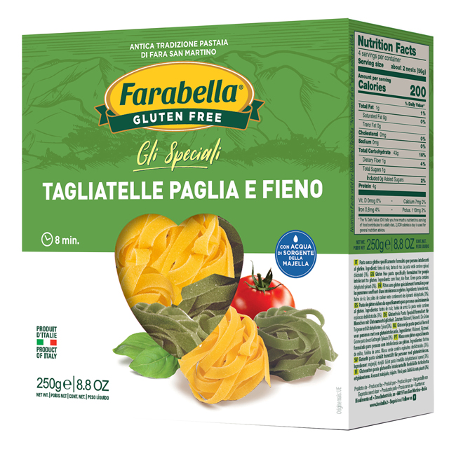 FARABELLA TAGLIATELLE PAGLIA FIENO 250 G - Farma Nice