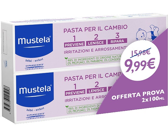 MUSTELA BIPACK PASTA CAMBIO 2 X 100 ML - Farma Nice