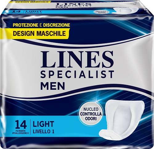 PANNOLONI LINES SPECIALIST MEN LIVELLO 1 14 PEZZI - Farma Nice