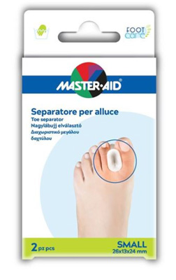 SEPARATORE DITA IN GEL MASTER-AID PER ALLUCE S 2 PEZZI - Farma Nice