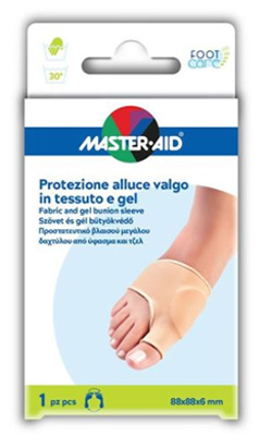 PROTEZIONE MASTER-AID IN GEL E TESSUTO PER ALLUCE VALGO 1 PEZZO - Farma Nice