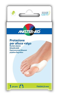 PROTEZIONE IN GEL MASTER-AID FOOTCARE PER ALLUCE VALGO 1 PEZZO D6 - Farma Nice