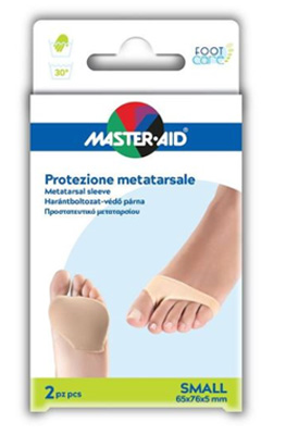 PROTEZIONE MASTER-AID PER METATARSO IN TESSUTO ELASTICO E GEL S 1 PAIO - Farma Nice