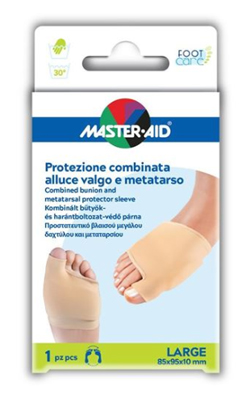 PROTEZIONE MASTER-AID PER ALLUCE VALGO E METATARSO L 1 PEZZO - Farma Nice