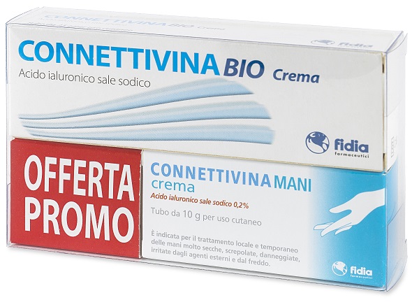 BUNDLE PACK CONNETTIVINABIO CREMA 25 G + CAMPIONE GRATUITO CONNETTIVINAMANI CREMA 10 G - Farma Nice