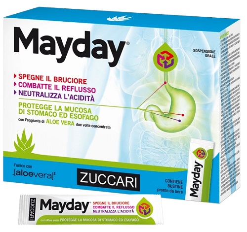 MAYDAY SOSPENSIONE PER USO ORALE ALLA MENTA 24 BUSTINE 10 ML - Farma Nice
