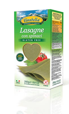 FARABELLA I REGIONALI LASAGNE CON SPINACI 250 G - Farma Nice