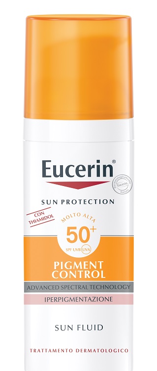 EUCERIN SUN PROTECTION SPF 50+ PIGMENT CONTROL SUN FLUID 50 ML - Farma Nice