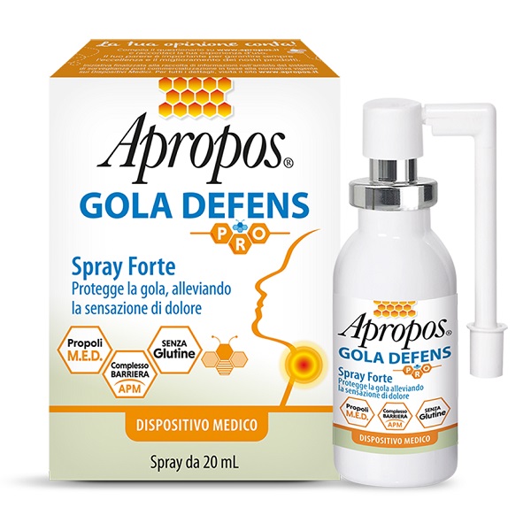 APROPOS GOLA DEFENS PRO SPRAY NO ALCOL 20 ML - Farma Nice