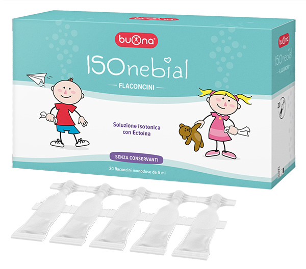ISONEBIAL FLACONCINI SOLUZIONE ISOTONICA 0,9% CON AGGIUNTA DI ECTOINA 20X5 ML - Farma Nice