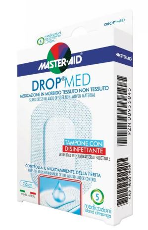 MEDICAZIONE MASTER-AID DROP MED 10 X 10 CM 5 PEZZI - Farma Nice