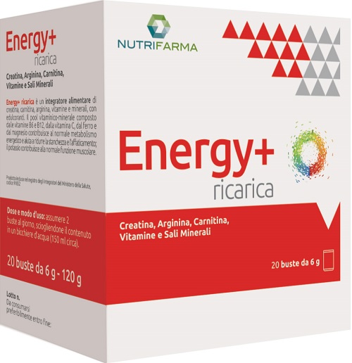 ENERGY+ RICARICA 20 BUSTINE - Farma Nice