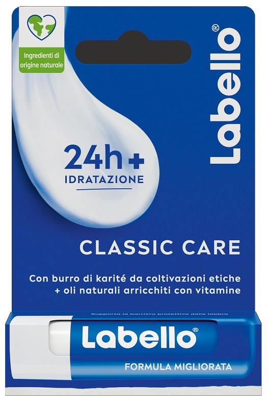 LABELLO CLASSIC CARE STICK 24H IDRATAZIONE FONDENTE SULLE LABBRA 5,5 ML - Farma Nice