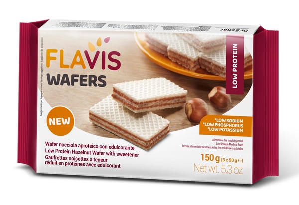MEVALIA FLAVIS WAFER NOCCIOLA 150 G - Farma Nice