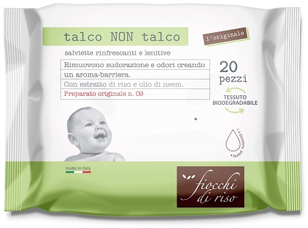 FIOCCHI DI RISO SALVIETTE TALCO NON TALCO - Farma Nice