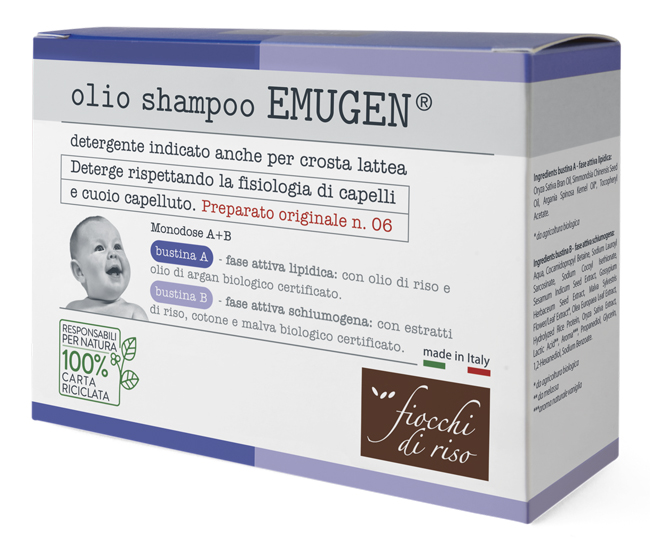 FIOCCHI DI RISO EMUGEN OLIO SHAMPOO ULTRADELICATO 45 ML - Farma Nice