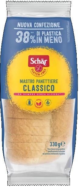 SCHAR CLASSICO DEL MASTRO PANETTIERE PANE BIANCO SENZA LATTOSIO 330 G - Farma Nice