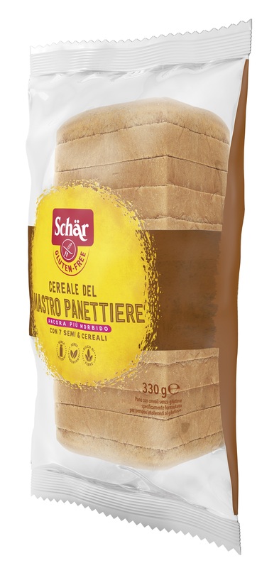 SCHAR CEREALE DEL MASTRO PANETTIERE PANE CON CEREALI SENZA LATTOSIO 330 G - Farma Nice