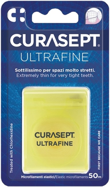 CURASEPT ULTRAFINE FILO INTERDENTALE NON CERATO CLOREXIDINA - Farma Nice