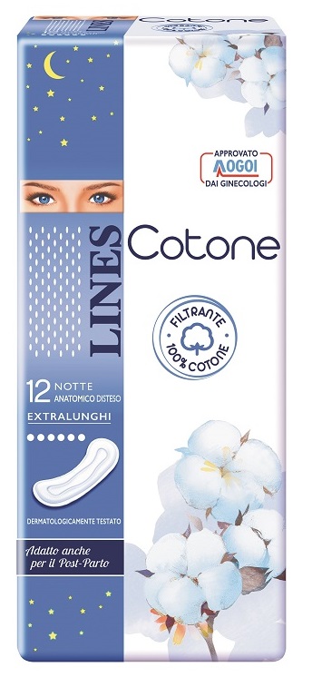 LINES COTONE NON ULTRA NOTTE DISTESI 12 PEZZI - Farma Nice
