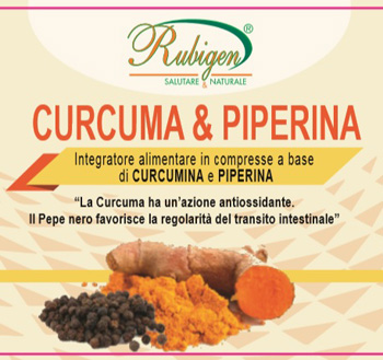 CURCUMA & PIPERINA RUBIGEN 120 COMPRESSE DA 500 MG - Farma Nice