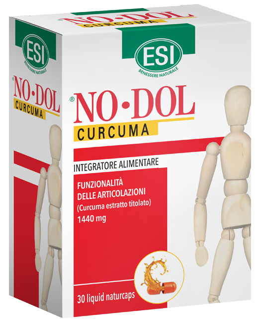 ESI NO DOL CURCUMA 30 NATURCAPS LIQUID - Farma Nice