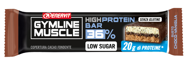 GYMLINE 20 G PROTEINBAR CHOCO/VANIGLIA 55 G - Farma Nice