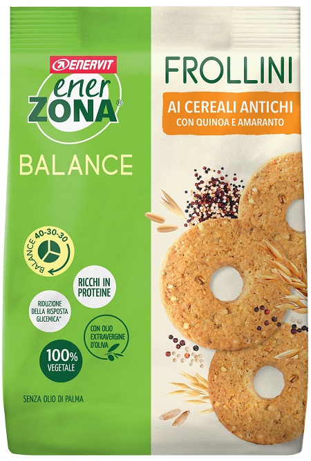 ENERZONA FROLLINI VEG CEREALI ANTICHI 250 G - Farma Nice