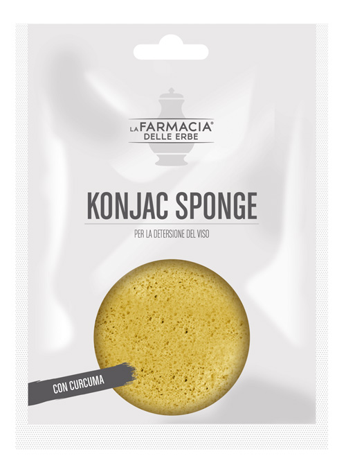 FDE KONJAC SPONGE CURCUMA 1 PEZZO - Farma Nice