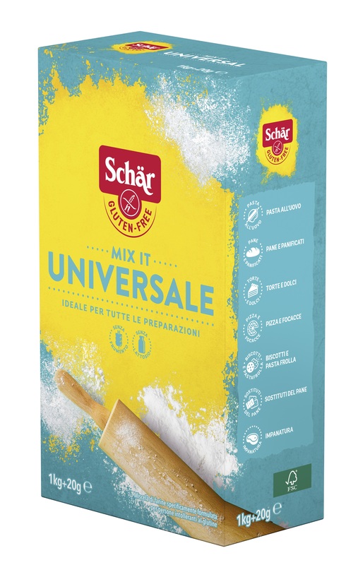 SCHAR MIX IT FARINA UNIVERSALE SENZA LATTOSIO 1 KG + 20 G - Farma Nice