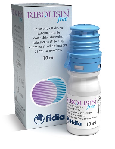 COLLIRIO SOLUZIONE OFTALMICA RIBOLISIN FREE 10 ML - Farma Nice