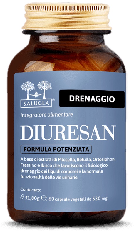 SALUGEA DIURESAN FORMULA POTENZIATA 60 CAPSULE - Farma Nice