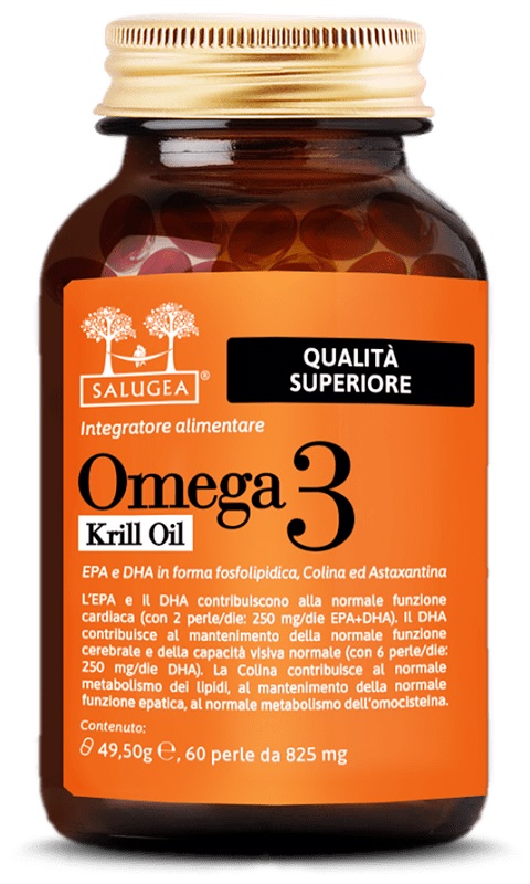 SALUGEA OMEGA 3 KRILL OIL 60 PERLE - Farma Nice