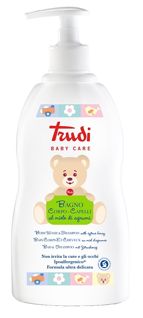 TRUDI BABY CARE BAGNO CORPO/CAPELLI 500 ML - Farma Nice