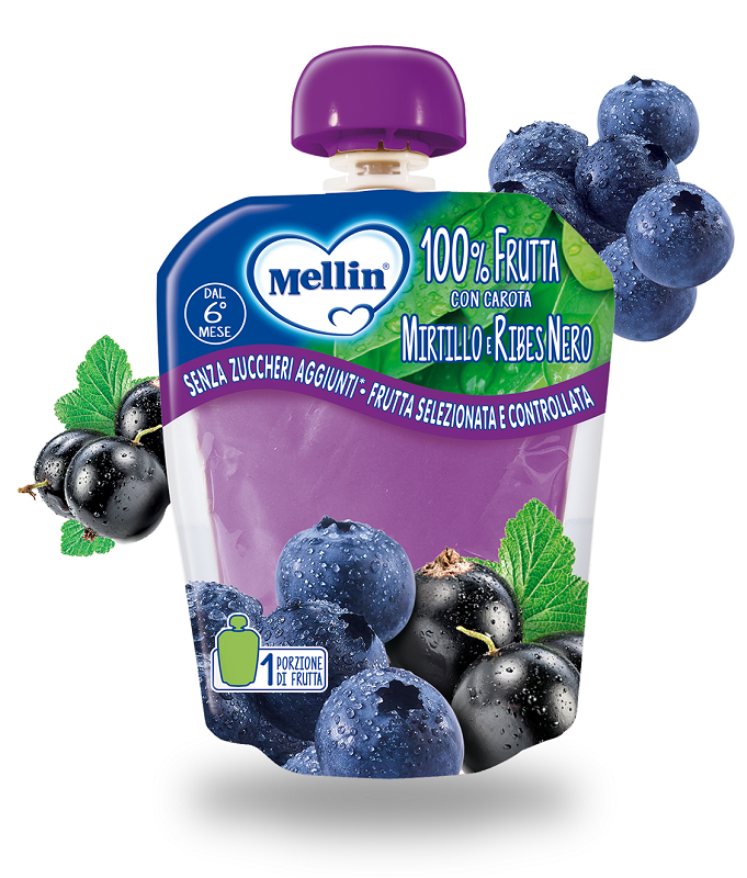 MELLIN POUCH MIRTILLO/RIBES 90 G - Farma Nice