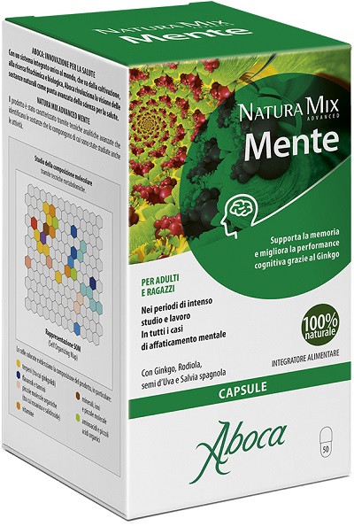 NATURA MIX ADVANCED MENTE 50 CAPSULE - Farma Nice