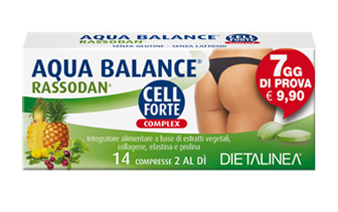 AQUA BALANCE RASSODAN CELL FORTE 7 DAYS 14 COMPRESSE DIETALINEA - Farma Nice