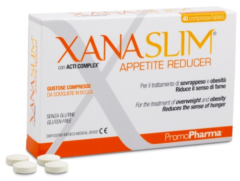 XANASLIM APPETITE REDUCER 40 COMPRESSE MASTICABILI - Farma Nice